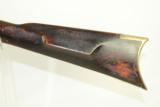 MAKER MARKED Jehial Ogden Full Stock Long Rifle with A.W. Spies Lock - 12 of 15