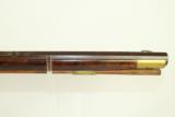 MAKER MARKED Jehial Ogden Full Stock Long Rifle with A.W. Spies Lock - 9 of 15