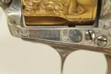 STUNNING TEXAS Shipped & Lettered Colt Frontier SAA with Engraving, Gold & Pearl Grips - 6 of 19