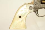 STUNNING TEXAS Shipped & Lettered Colt Frontier SAA with Engraving, Gold & Pearl Grips - 15 of 19