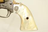 STUNNING TEXAS Shipped & Lettered Colt Frontier SAA with Engraving, Gold & Pearl Grips - 5 of 19