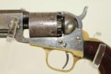 Antique Colt 1849 Pocket Revolver with Stagecoach Hold-Up Scene with Long Barrel - 4 of 18