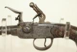 ORNATE Inlaid & Silver Mounted Bunney of London Flintlock Pistol - 1 of 18