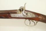FINE & ORNATE 32 Gauge Belgian SxS Percussion Shotgun, Engraved and Carved - 2 of 25