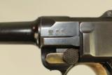 ICONIC WWI LUGER P 08 by DWM Marked for Machine Gun Regiment! - 10 of 20