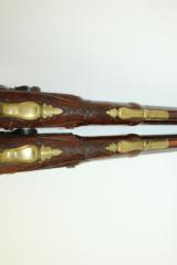 AGE of REVOLUTION Pair of Large Antique Western European Pistols - 5 of 24
