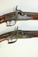 AGE of REVOLUTION Pair of Large Antique Western European Pistols - 4 of 24