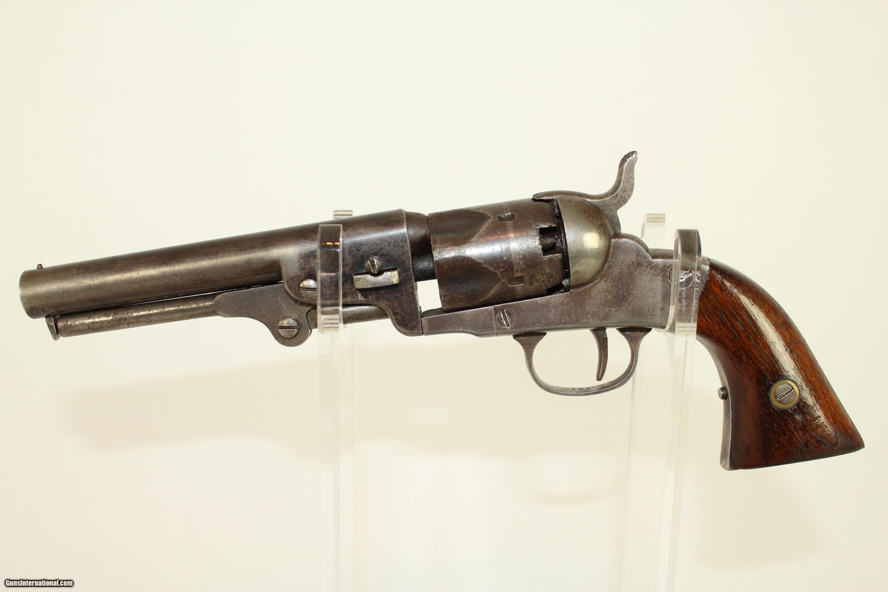 FINE RARE Civil War Antique BACON Pocket Revolver