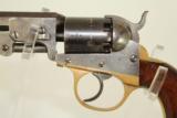 SCARCE Civil War Antique JM Cooper Pocket Revolver - 3 of 14