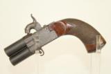 BEST ENGLISH Antique Joseph LANG Defensive Pistol - 1 of 9