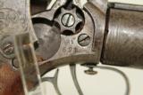 RARE Pre-CIVIL WAR Antique MASSACHUSETTS Revolver - 5 of 15