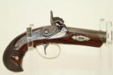 ORIGINAL Pre-CIVIL WAR Antique DERINGER Pistol - 1 of 11