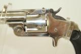  FINE NICKEL Antique SMITH & WESSON 38 S&W Revolver - 12 of 14