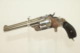  FINE NICKEL Antique SMITH & WESSON 38 S&W Revolver - 10 of 14