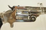  FINE NICKEL Antique SMITH & WESSON 38 S&W Revolver - 2 of 14