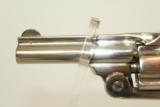  FINE NICKEL Antique SMITH & WESSON 38 S&W Revolver - 4 of 12