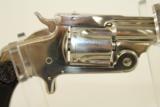  FINE NICKEL Antique SMITH & WESSON 38 S&W Revolver - 11 of 12