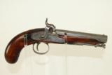  CLAN CRESTED Antique EURO Percus Clark Belt Pistol - 2 of 10