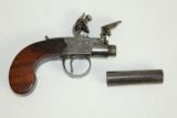  FLINTLOCK Antique BRITISH Pocket or MUFF Pistol - 5 of 10
