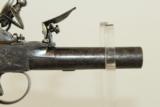 FLINTLOCK Antique BRITISH Pocket or MUFF Pistol - 4 of 10