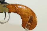  TINY 1800s Antique BELGIAN Pocket or Muff Pistol - 2 of 9