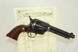  Lettered RAC INSP Antique Colt ARTILLERY Revolver - 1 of 14