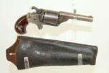 FINE CIVIL WAR MOORE’S Patent Revolver w HOLSTER - 1 of 14