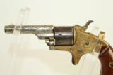  ENGRAVED Antique COLT Open Top .22 CCW Revolver - 2 of 10