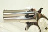  GORGEOUS Nickel & Blue Remington Double Deringer - 9 of 9