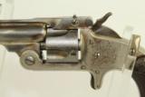  FINE NICKEL Antique SMITH & WESSON 32 S&W Revolver - 2 of 14