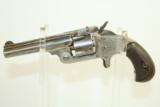  FINE NICKEL Antique SMITH & WESSON 32 S&W Revolver - 1 of 14