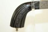  ENGRAVED Euro Double Barrel SxS Pinfire Revolver - 4 of 9