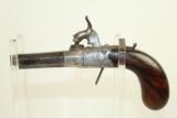  NICE 1840s ENGLISH Antique CLARKE Pocket Pistol - 8 of 8