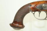  1840s BELGIAN Antique LARGE Bore Percussion Pistol - 2 of 22