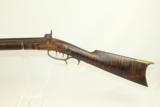  Maker Marked 1840s Antique FULL STOCK Long Rifle - 8 of 9