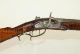  Maker Marked 1840s Antique FULL STOCK Short Rifle - 2 of 10
