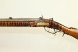  Maker Marked 1840s Antique FULL STOCK Short Rifle - 9 of 10