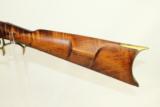  Maker Marked 1840s Antique FULL STOCK Short Rifle - 8 of 10
