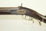  Maker Marked 1840s Antique HALF STOCK Long Rifle - 10 of 12