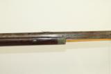  Maker Marked 1840s Antique HALF STOCK Long Rifle - 5 of 12
