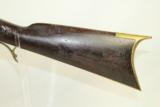  Maker Marked 1840s Antique HALF STOCK Long Rifle - 9 of 12