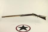 Maker Marked 1840s Antique HALF STOCK Long Rifle - 8 of 12