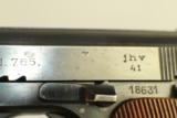  Fine NAZI German WWII Fémáru Pistole 37 jhv 7.65 - 9 of 14