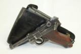  IDed! RARE & Fine 9mm BULGARIAN DWM Luger 1908 w Holster - 2 of 25