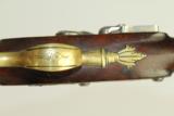  ENGRAVED Antique EUROPEAN Flintlock Belt Pistol - 3 of 9