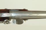  ENGRAVED Antique EUROPEAN Flintlock Belt Pistol - 5 of 9
