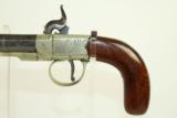  ENGRAVED Antique Richardson of LONDON Belt Pistol - 9 of 11