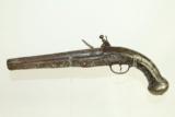  INCREDIBLE Engraved COLONIAL Flintlock Pistol 1700 - 13 of 16