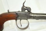 c1840 ENGLISH Antique WESTWOOD Boot Pistol - 2 of 10