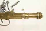  Antique EURO-style Flintlock Cannon Barrel Pistol - 2 of 10